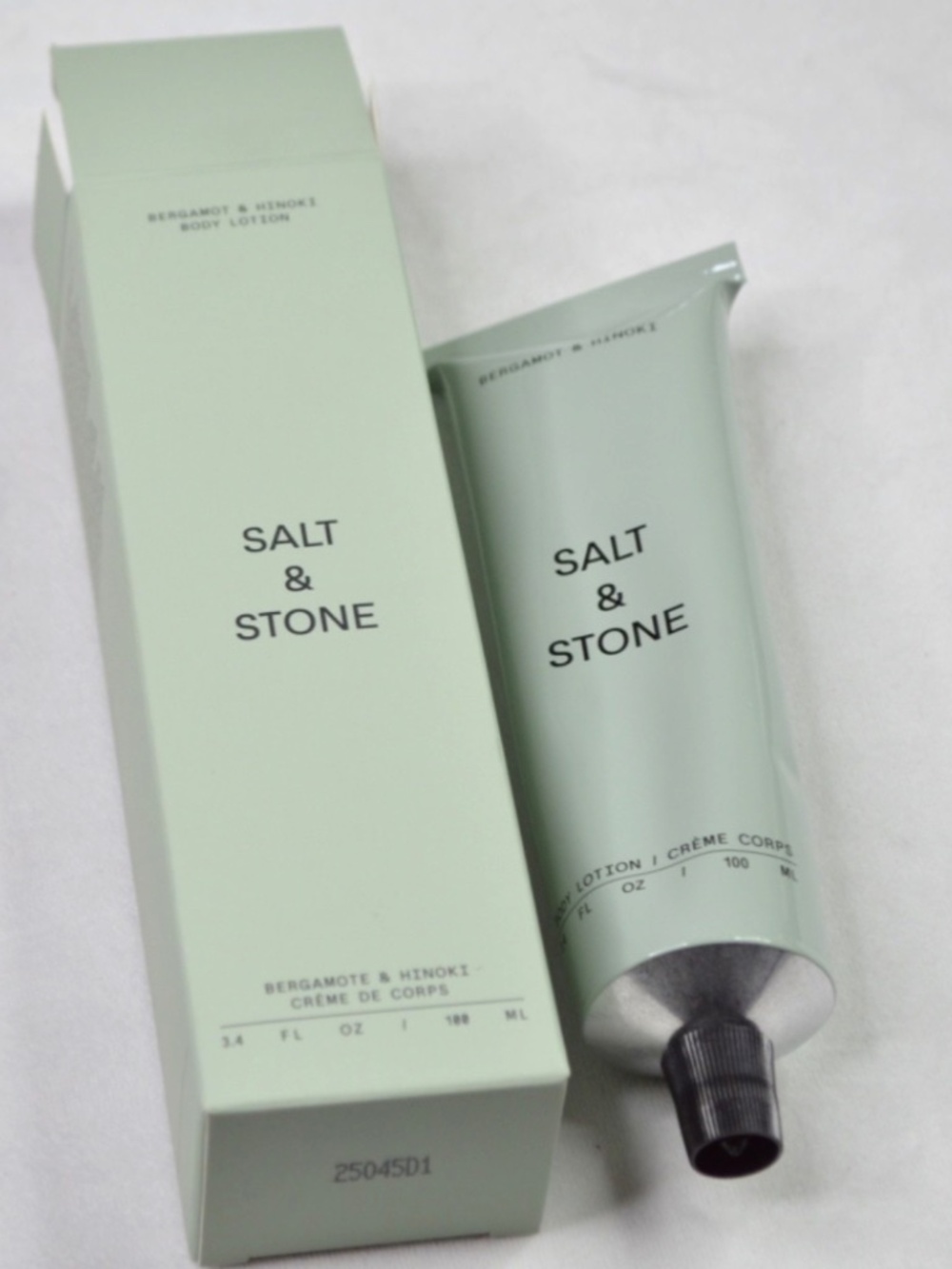 Salt & Stone Body Lotion for Women & Men | Bergamot & Hinoki - 3.4 fl oz 100ml